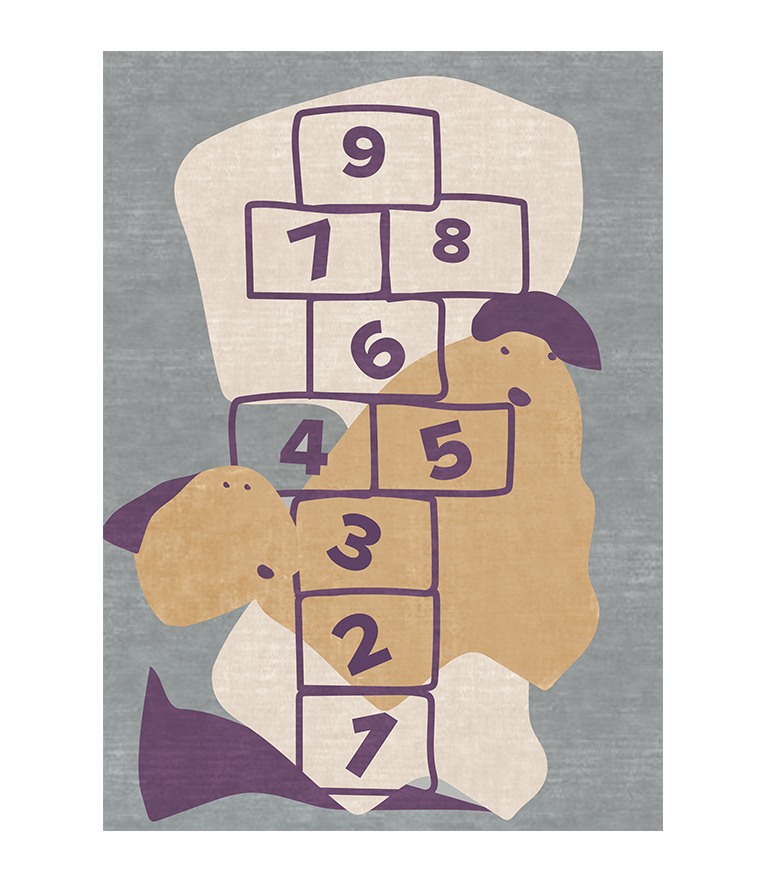 Mr. Potato Game Rug - Ideal For a Playroom Decor - Home'Society