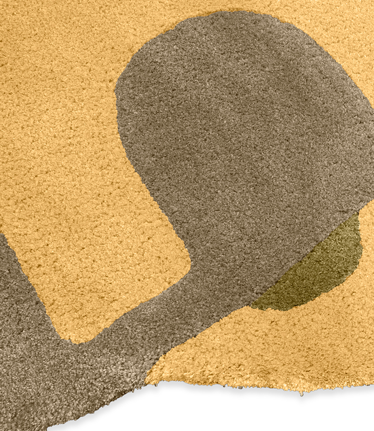 Upside Down Rug - Different Shades Of Earth Tones - Home'Society