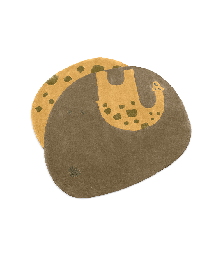 Upside Down Rug - Different Shades Of Earth Tones - Home'Society