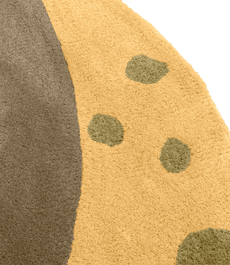 Upside Down Rug - Different Shades Of Earth Tones - Home'Society