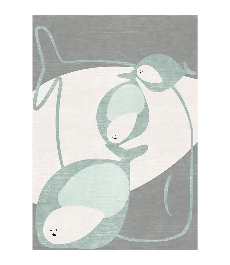 The Whale's Class Rug - Depths Of The Ocean - Home'Society