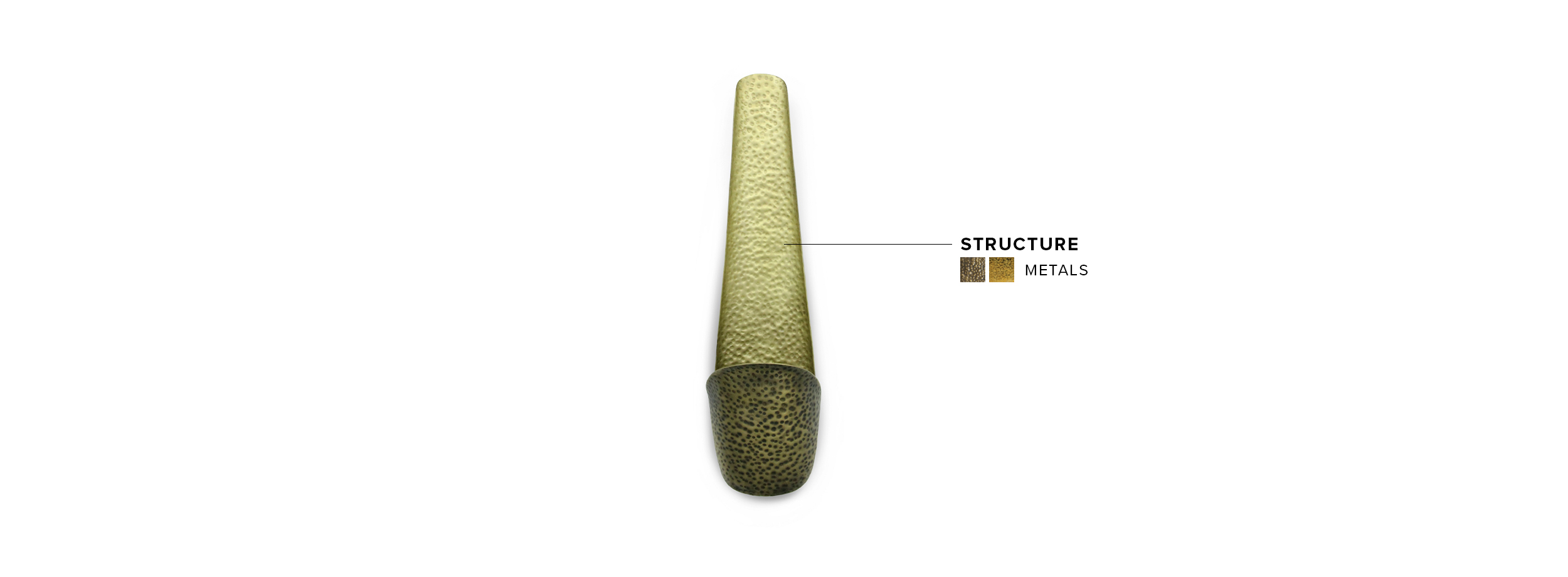 Eclipse Wall Light: Made In hammered Aged Brass With A Modern Design - Home'Society