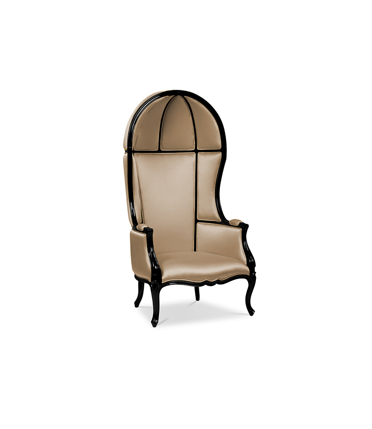 Namib Armchair - with Glossy Black Details Modern Classic - Home'Society