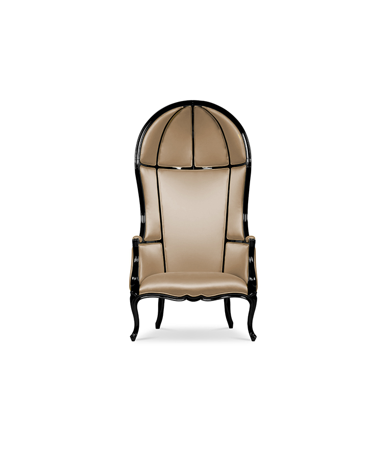 Namib Armchair - with Glossy Black Details Modern Classic - Home'Society