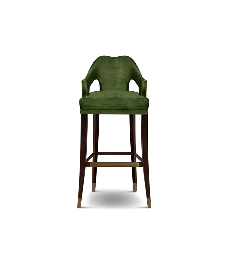 Nº20 Bar Chair - Upholstered In Twill With A Modern Design - Home'Society