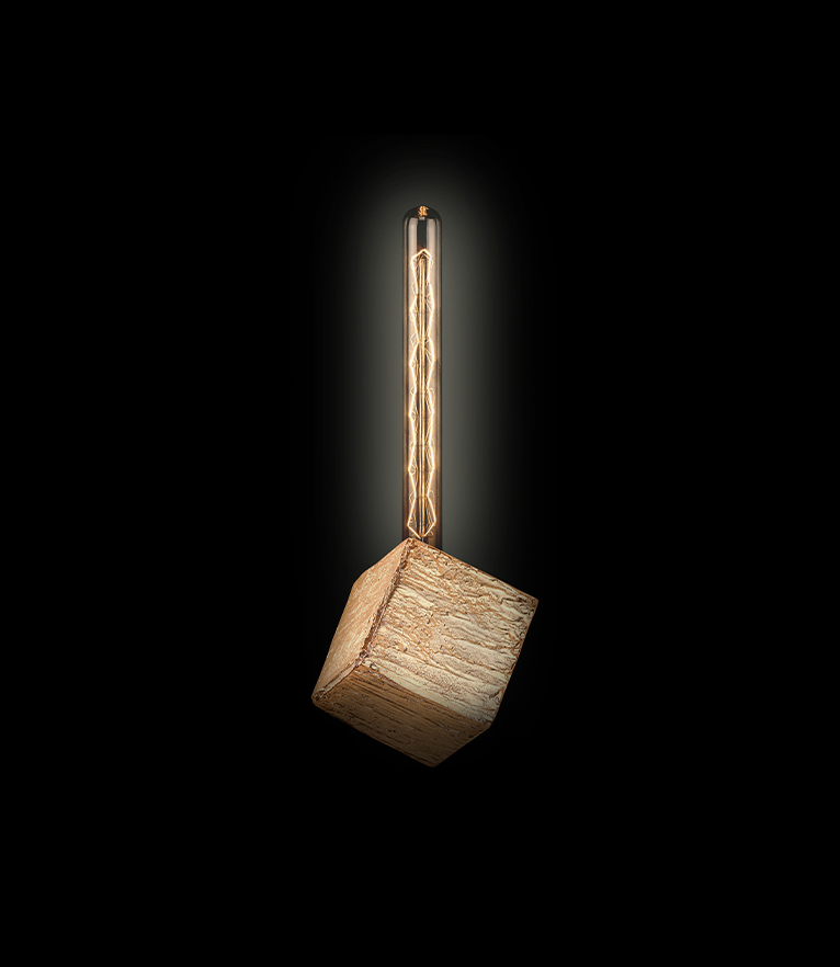 Cubic Small Wall Lamp: In Gold-plated Brass To Your Modern Home Decor - Home'Society
