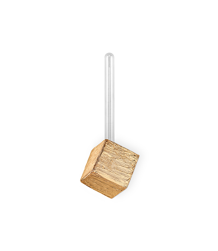 Cubic Small Wall Lamp: In Gold-plated Brass To Your Modern Home Decor - Home'Society