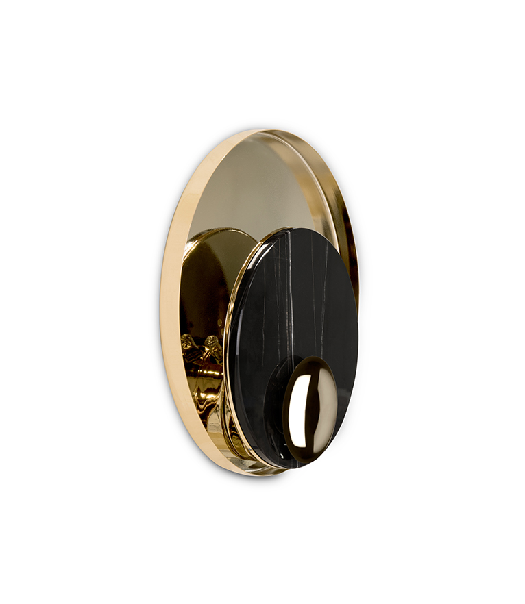 Metamorphosis Wall Light: In Gold-Plated Brass To Your Contemporary Home Decor - Home'Society