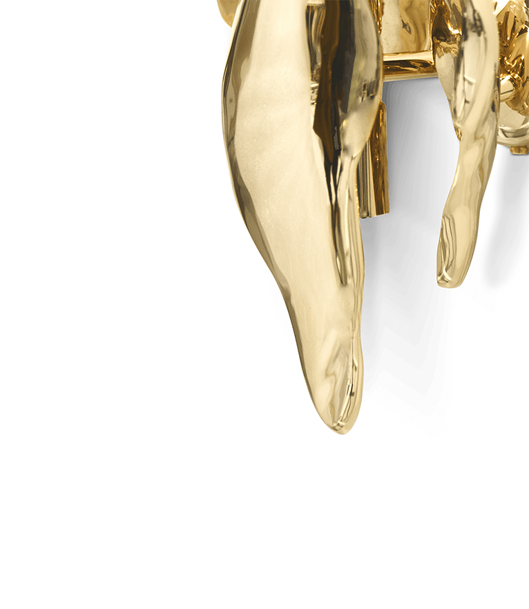 Soleil Patina Sconce Wall Light: Features A Casted Brass Structure Of Your Home Decor - Home'Society