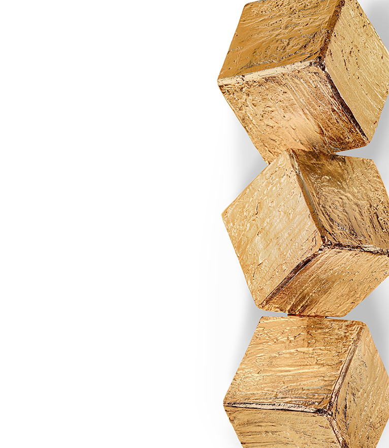 Cubic Big Sconce Wall Light: In Gold-Plated Brass To Your Modern Home Decor - Home'Society