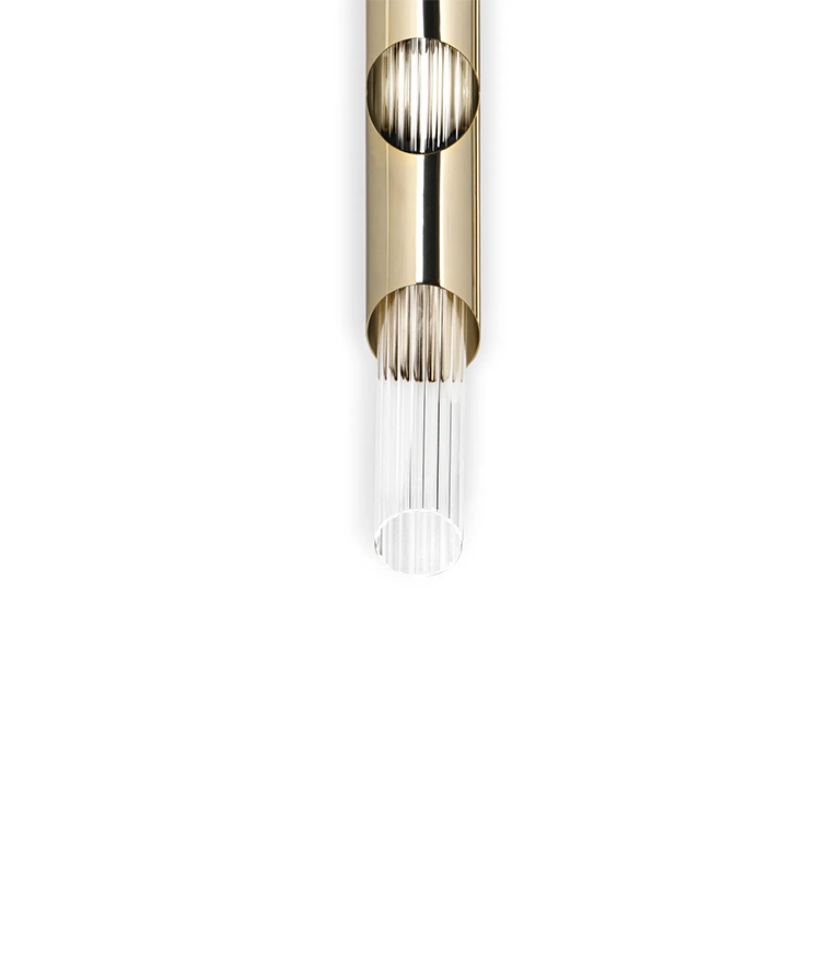 Draycott II Wall Lamp: The Wondrous And Majestic in Brass and Crystal Glass - Home'Society