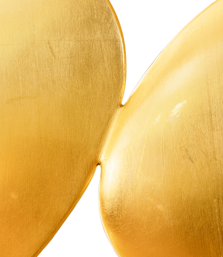 Gold Folding Screen Divider: In Fiberglass With Gold Leaf Finishes - Home'Society