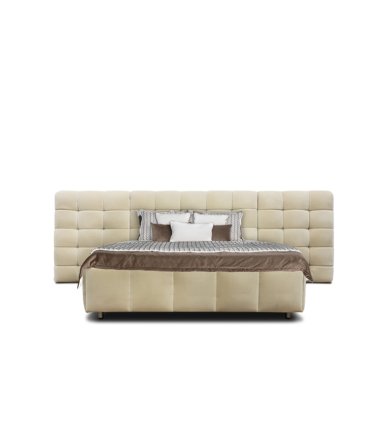 ESSEX Bed – Luxurious Upholstered Bed in Soft Velvet - Home'Society
