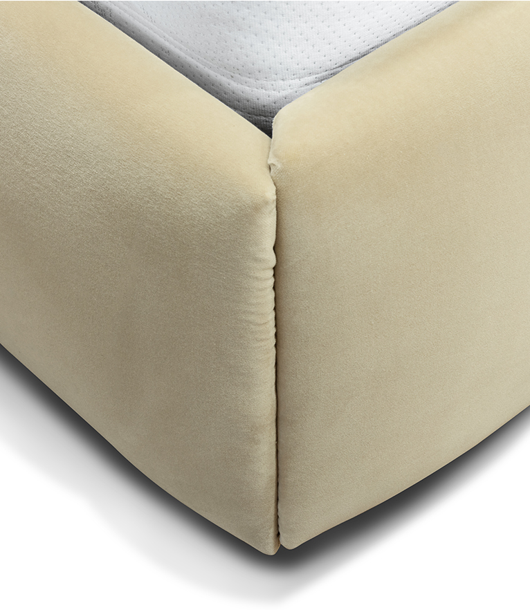 ESSEX Bed – Luxurious Upholstered Bed in Soft Velvet - Home'Society