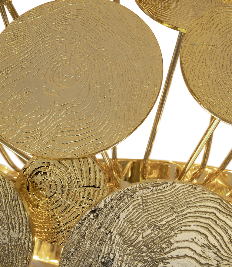 Newton Chandelier - With A Gold-plated Structure To Any Elegant Interior Design - Home'Society