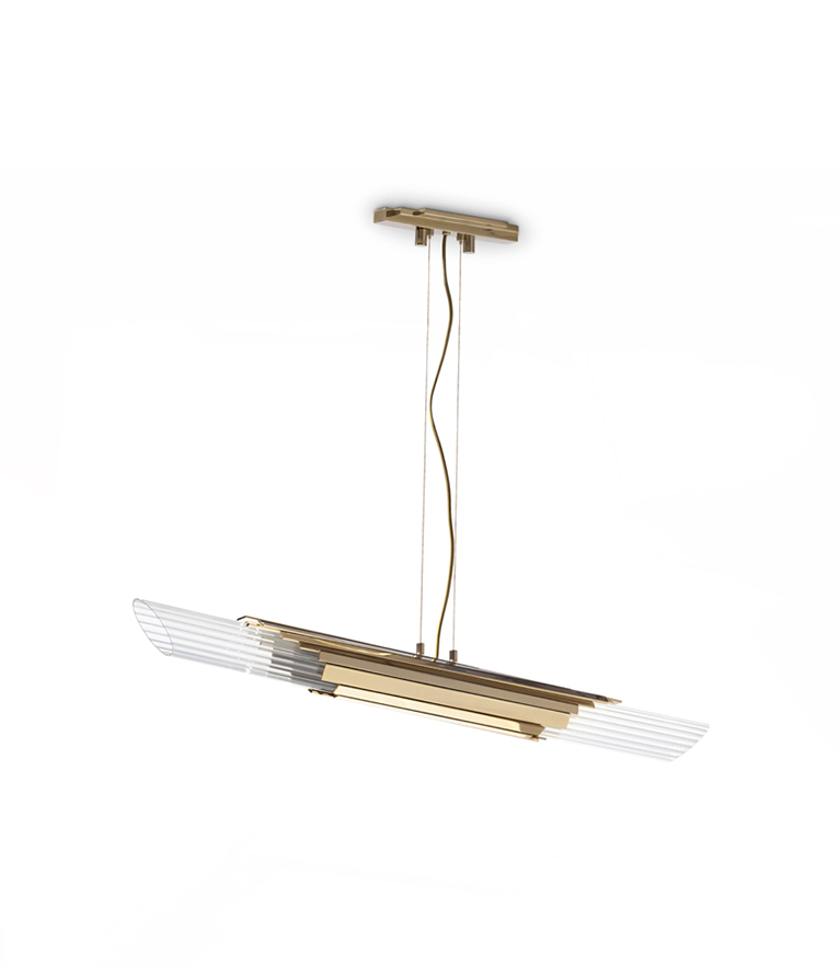 Harpia Pendant Light - Features Crystal Glass For A Modern Interior Design - Home'Society