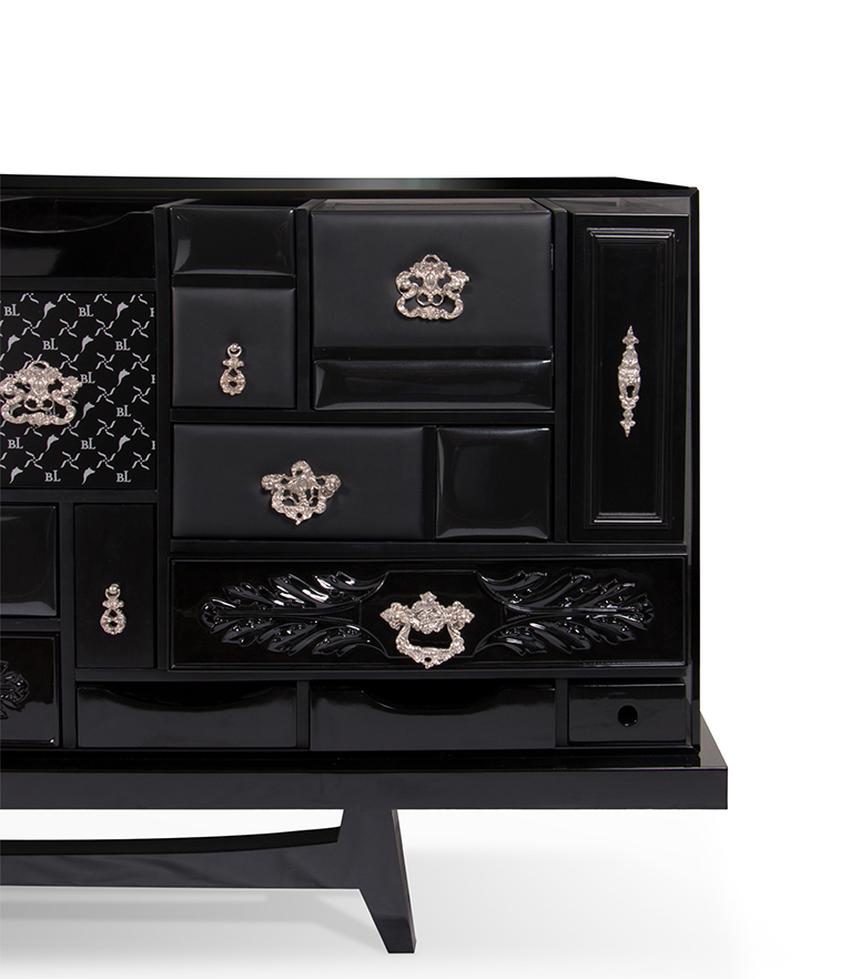 Mondrian Sideboard - Artistic Geometry with Luxury Craftsmanship - Home'Society