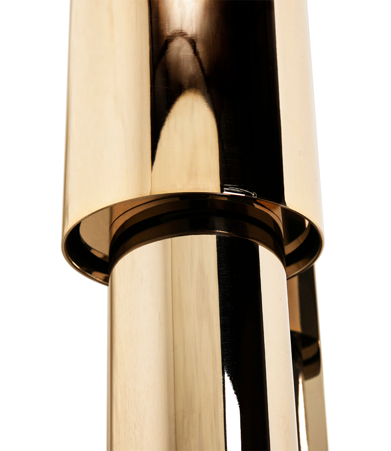 Tycho Small Wall Light - Structured in Brass For Your Modern Home Design - Home'Society