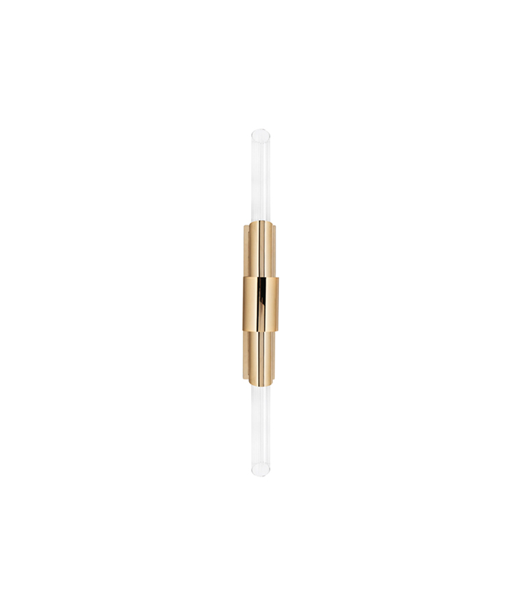 Tycho Small Wall Light - Structured in Brass For Your Modern Home Design - Home'Society