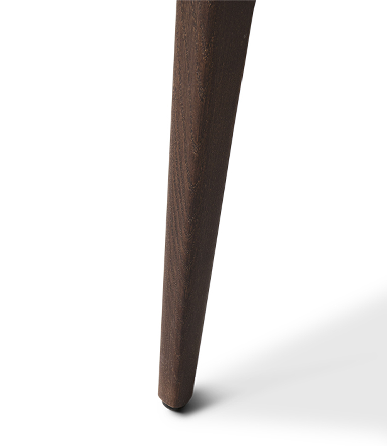 Moka Dining Chair - with Solid Wood and Vellutino Fabric and a Minimal Design - Home'Society