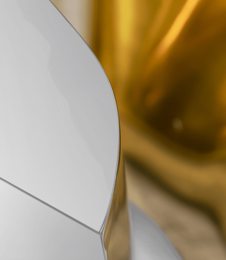 Lapiaz Side Table - Made In Brass With An Exquisite Design - Home'Society