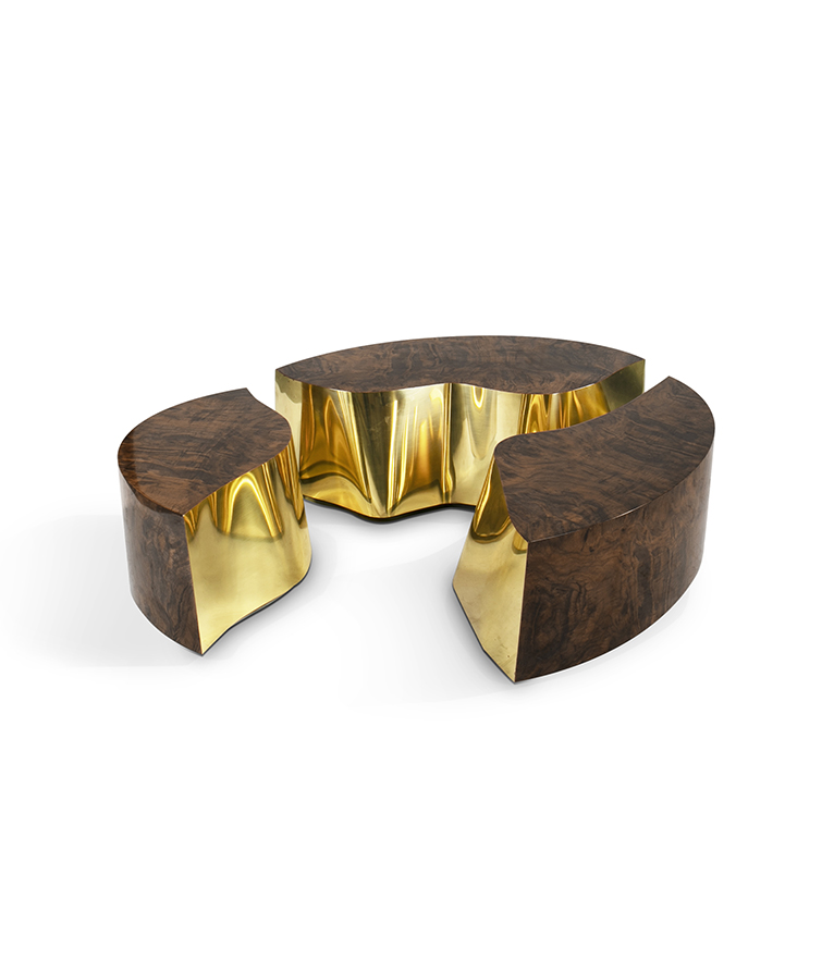 Lapiaz Oval Center Table - Sculptural Luxury with Organic Design - Home'Society