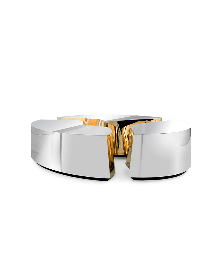 Lapiaz Oval Center Table - Sculptural Luxury with Organic Design - Home'Society