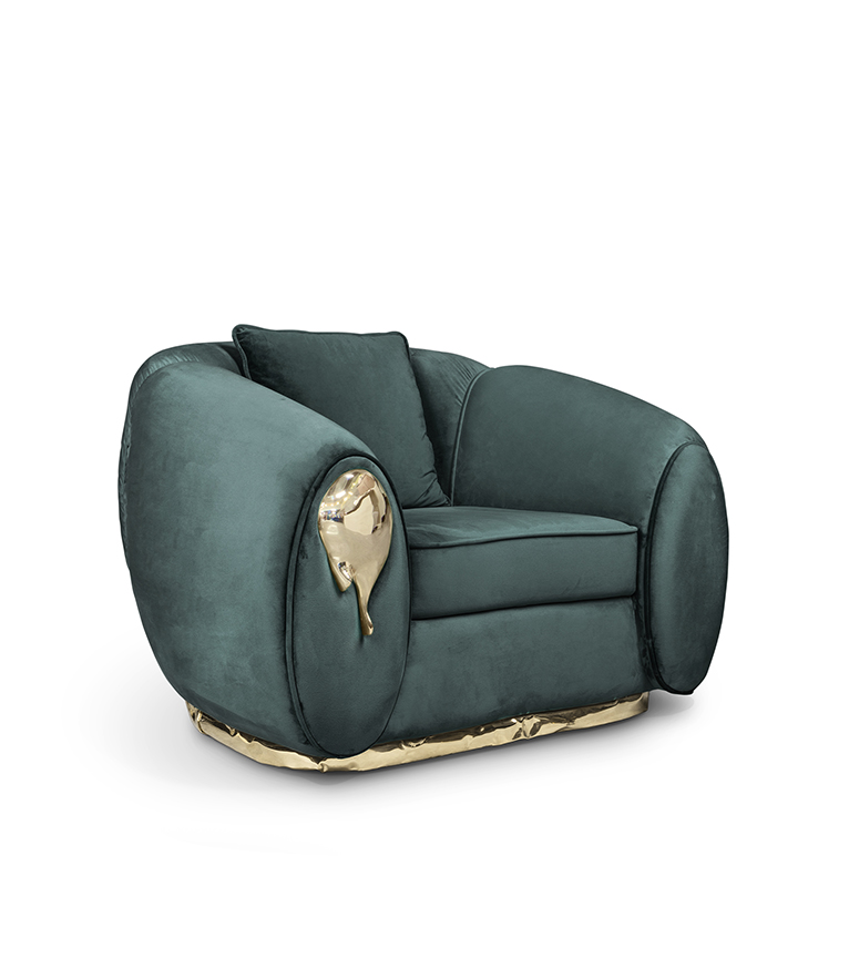 Soleil Armchair – Radiant Elegance with Sculptural Design - Home'Society