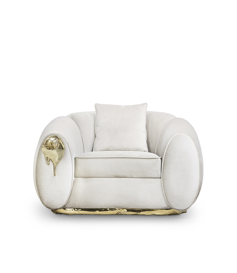 Soleil Armchair – Radiant Elegance with Sculptural Design - Home'Society