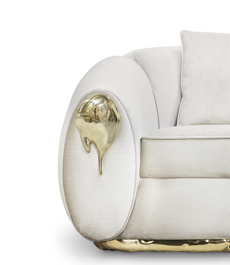 Soleil Armchair – Radiant Elegance with Sculptural Design - Home'Society