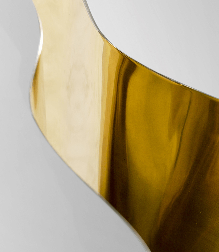 Lapiaz Side Table - Made In Brass With An Exquisite Design - Home'Society