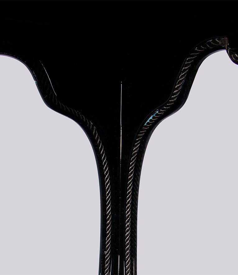 Palatino Slim Display Case - In Mahogany For Your Modern Interior Design - Home'Society