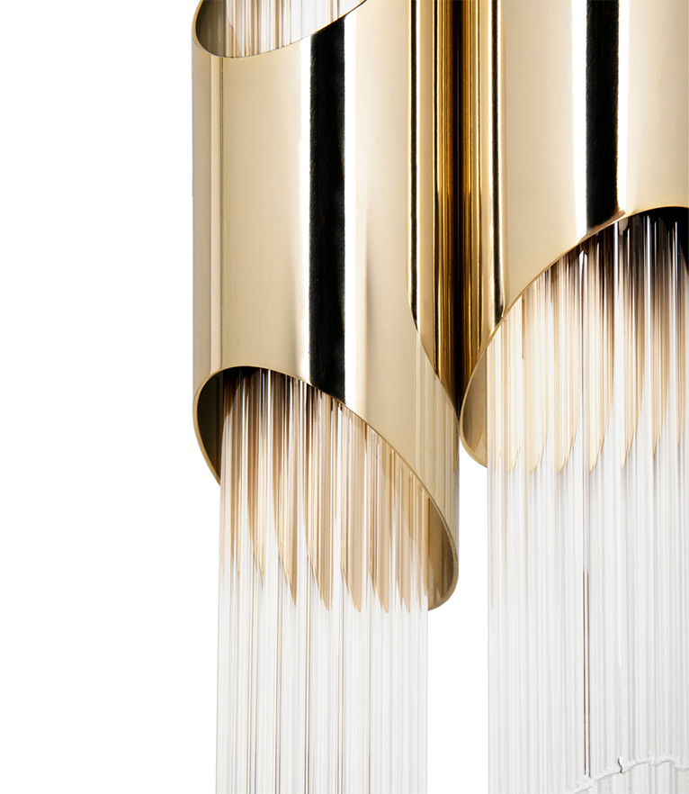 Draycott II Wall Lamp - The Wondrous And Majestic in Brass and Crystal Glass - Home'Society
