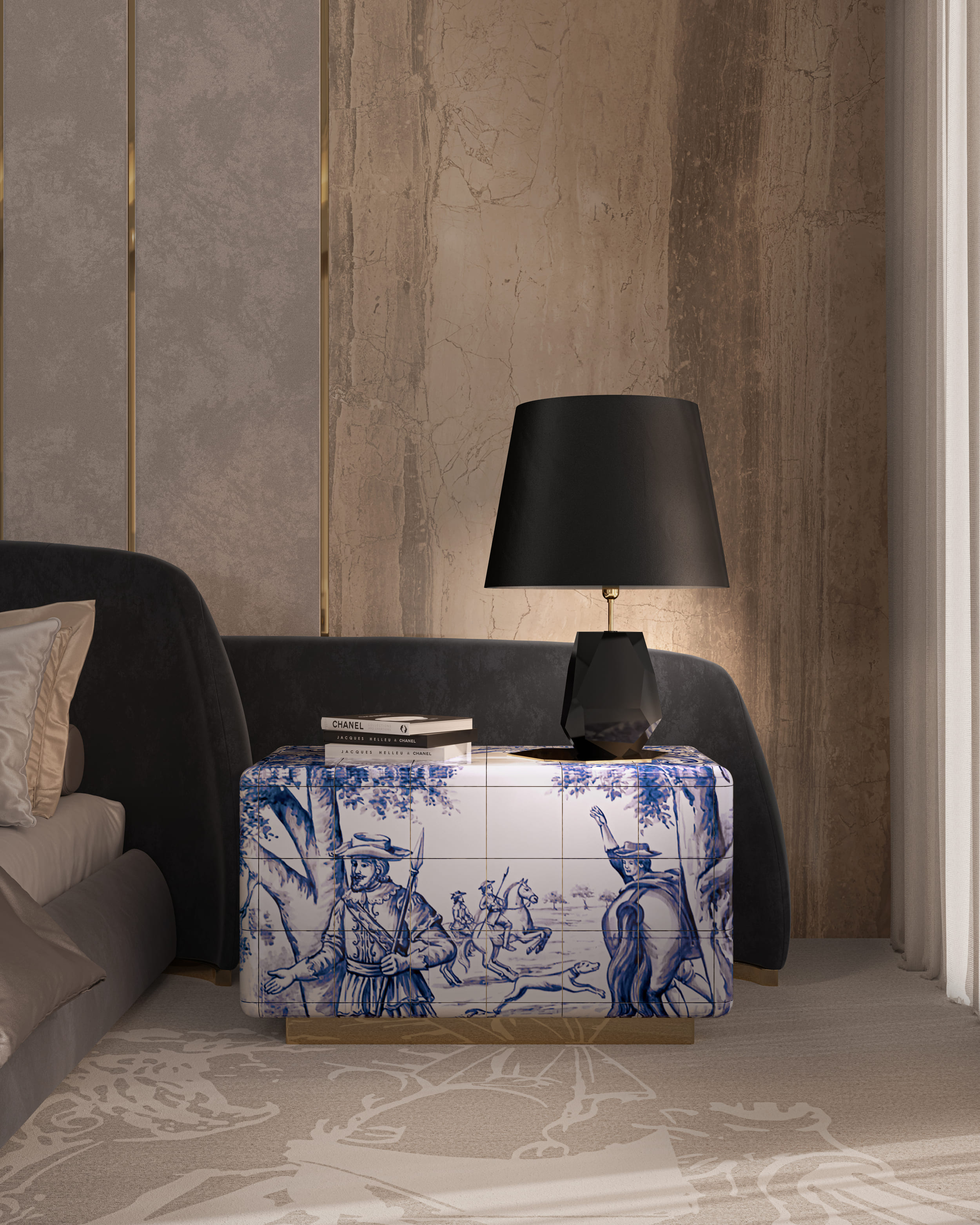 Sophisticated Master Suite with Refined Details and Timeless Character - Home'Society