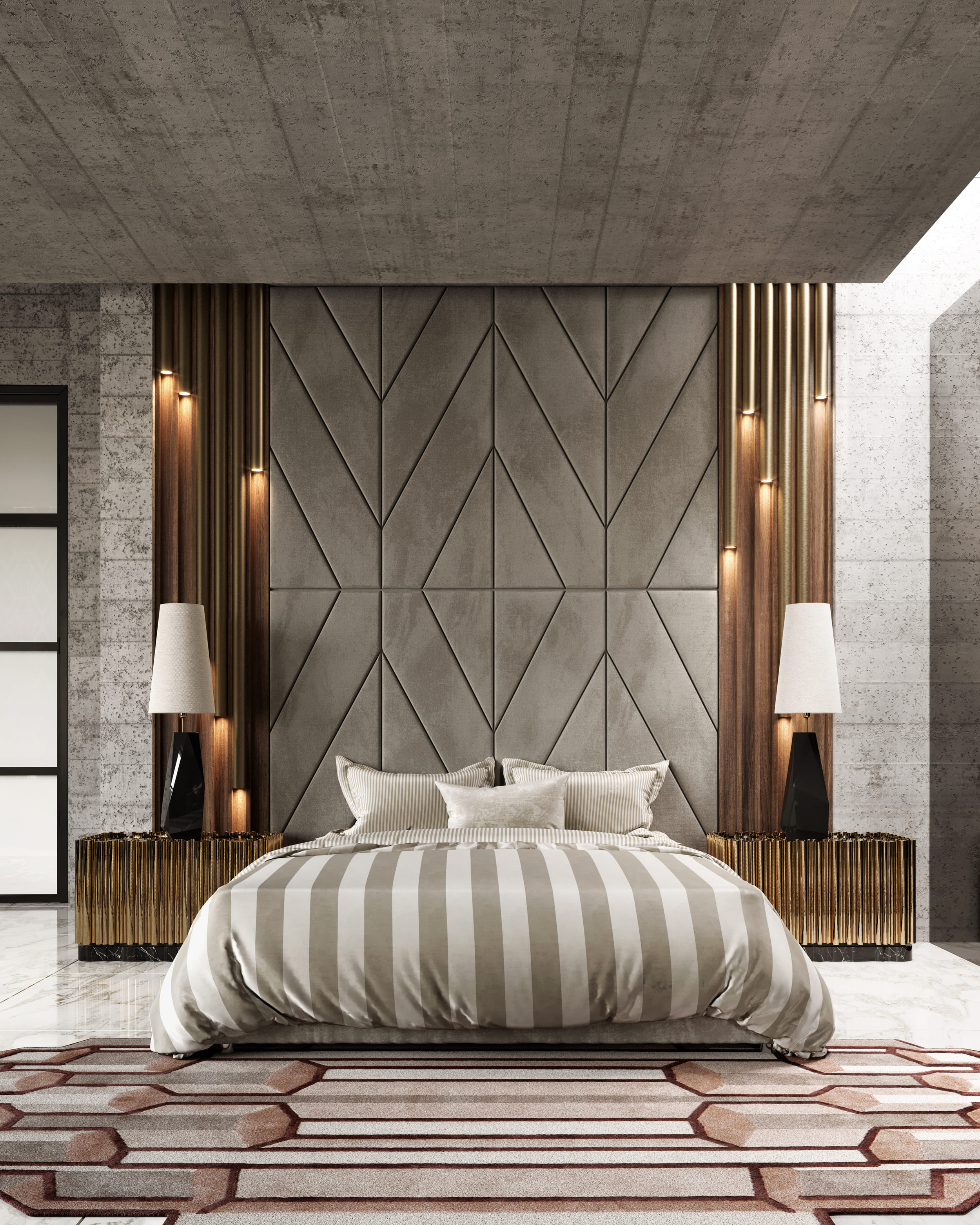 Serene Master Suite with Refined Details and Intimate Lighting - Home'Society