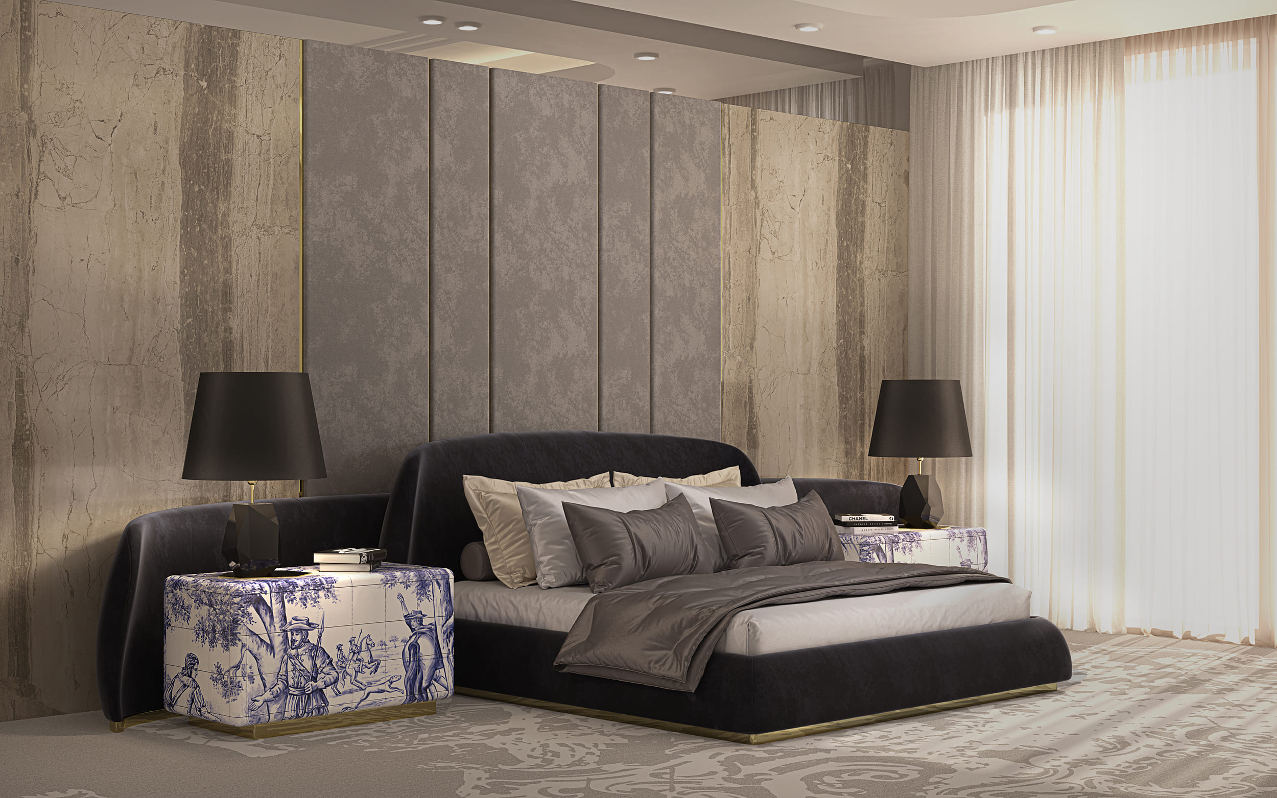 Sophisticated Master Suite with Refined Details and Timeless Character - Home'Society