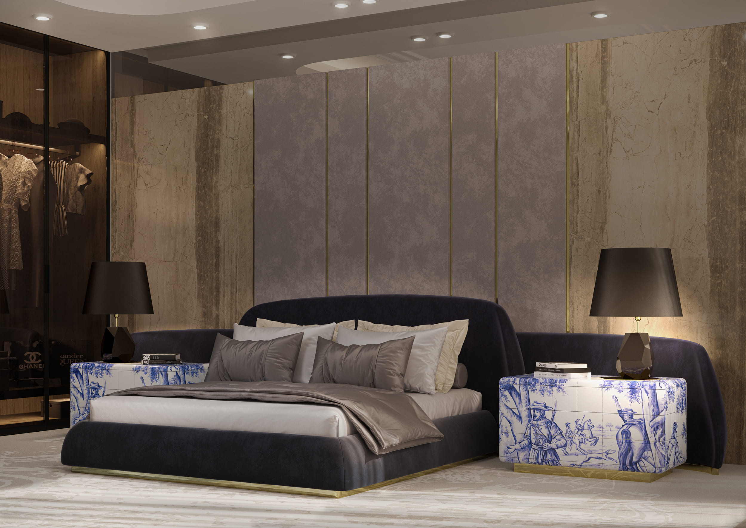 Sophisticated Master Suite with Refined Details and Timeless Character - Home'Society