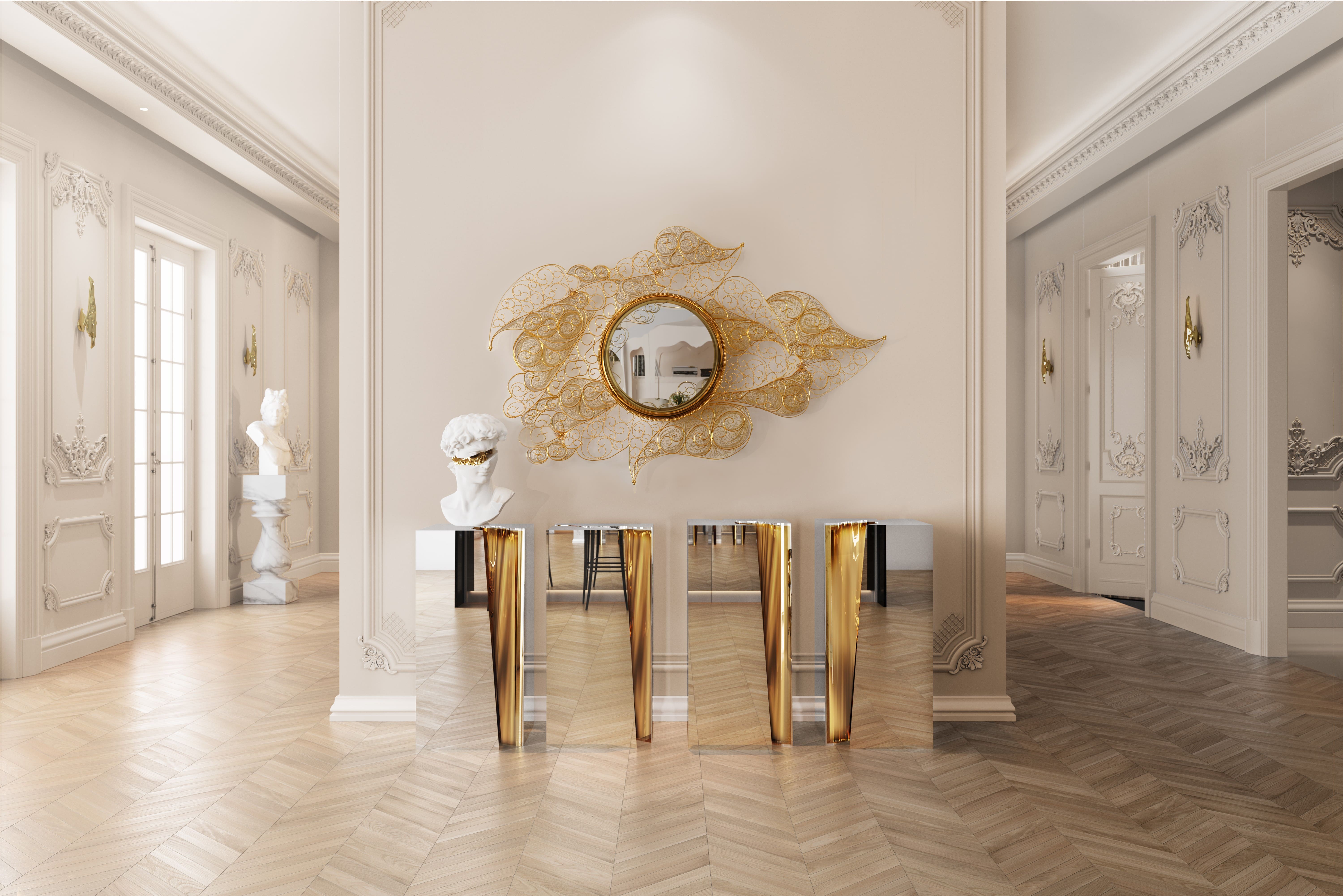 LUXURIOUS MASTER SUITE WITH ARTISTIC DETAILS AND SCULPTURAL ELEGANCE - Home'Society