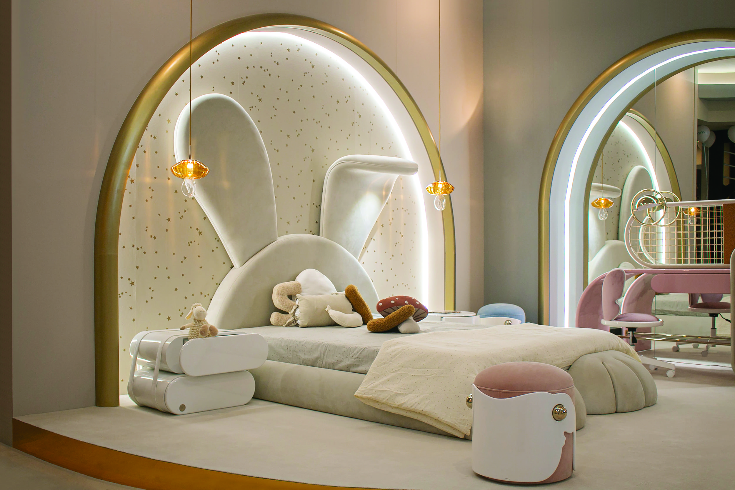 Whimsical Luxury Children’s Bedroom with Playful Furniture and Magical Details - Home'Society